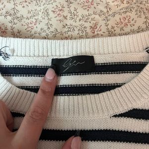 Women’s striped sweater